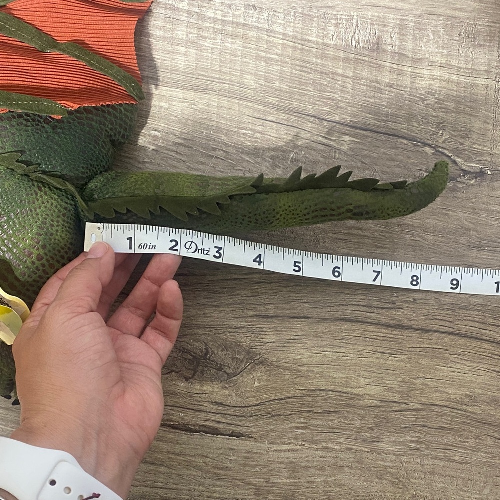 Wild Republic Green Dragon Stuffed Animal - Picture 15 of 16